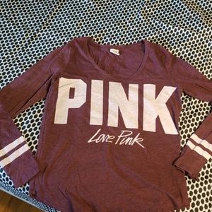 Pink long sleeve shirt